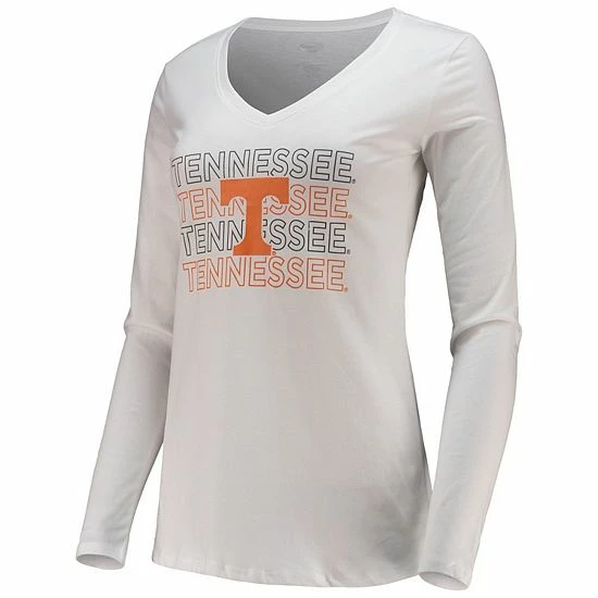 Flash Sale 🤩 Unbranded 👩 Women's Concepts Sport Tennessee Orange/White Tennessee Volunteers Flagship Long Sleeve T-Shirt & Pants Sleep Set 😍 - Image 3
