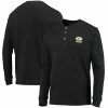 Cheapest 😉 Unbranded Men's Dunbrooke Black Green Bay Packers Logo Maverick Thermal Henley Long Sleeve T-Shirt 💯