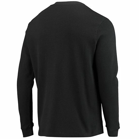 Cheapest 😉 Unbranded Men's Dunbrooke Black Green Bay Packers Logo Maverick Thermal Henley Long Sleeve T-Shirt 💯 - Image 4