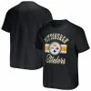 Best deal 👏 Unbranded Men's NFL X Darius Rucker Collection By Fanatics Black Pittsburgh Steelers Stripe T-Shirt 🤩
