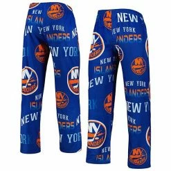 Best Pirce 👏 Unbranded Men's Concepts Sport Royal New York Islanders Windfall Allover Microfleece Pajama Pants 🔔