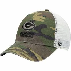 Flash Sale 🌟 Unbranded Men's '47 Camo Green Bay Packers Branson MVP Trucker Snapback Hat 😀