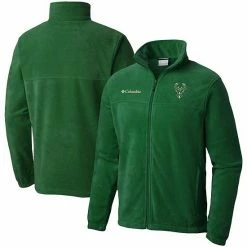 Best Sale 🛒 Unbranded Men's Columbia Hunter Green Milwaukee Bucks Big & Tall Steens Mountain 2.0 Full-Zip Jacket 👏