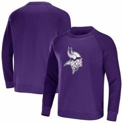 Best deal 🔔 Unbranded Men's NFL X Darius Rucker Collection By Fanatics Purple Minnesota Vikings Raglan Fleece Pullover Sweatshirt 💯