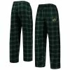 Best Sale 😍 Unbranded Men's Concepts Sport Green/Black Minnesota Wild Ledger Flannel Sleep Pants 🔥
