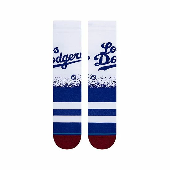 Buy 🛒 Unbranded Men's Stance White Los Angeles Dodgers 2021 City Connect Crew 🧦 Socks 😍 - Image 2