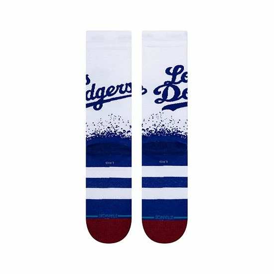 Buy 🛒 Unbranded Men's Stance White Los Angeles Dodgers 2021 City Connect Crew 🧦 Socks 😍 - Image 3
