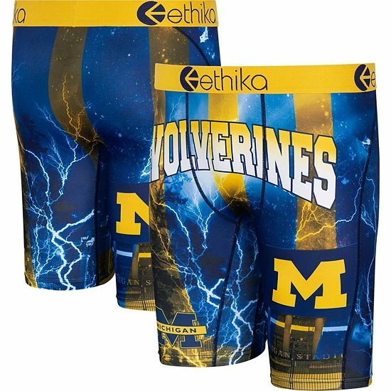 Coupon ๐ Unbranded Men's Ethika Navy Michigan Wolverines Spirit Boxer Briefs ๐ - Image 2
