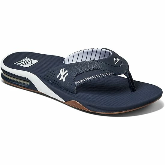 Budget โค๏ธ Unbranded Men's REEF New York Yankees Fanning Bottle Opener ๐ฉด Sandals โญ