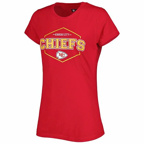 Best Pirce ๐ Unbranded ๐ฉ Women's Concepts Sport Red/Black Kansas City Chiefs Badge T-Shirt & Pants Sleep Set ๐งจ - Image 3