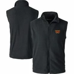 Best Pirce 🧨 Unbranded Men's Dunbrooke Black Washington Commanders Houston Fleece Full-Zip Vest 🥰
