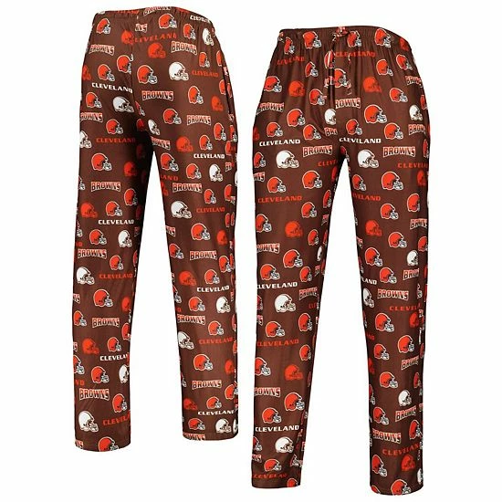 Outlet ❤️ Unbranded Men's Concepts Sport Brown Cleveland Browns Breakthrough Allover Print Knit Pants ✔️ - Image 2