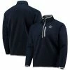 New ✨ Unbranded Men's Columbia Navy Dallas Cowboys Canyon Point Raglan Quarter-Zip Jacket 🤩