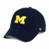Coupon 😀 Unbranded Michigan Wolverines '47 Primary Logo Clean Up Adjustable Hat - Navy 🔥