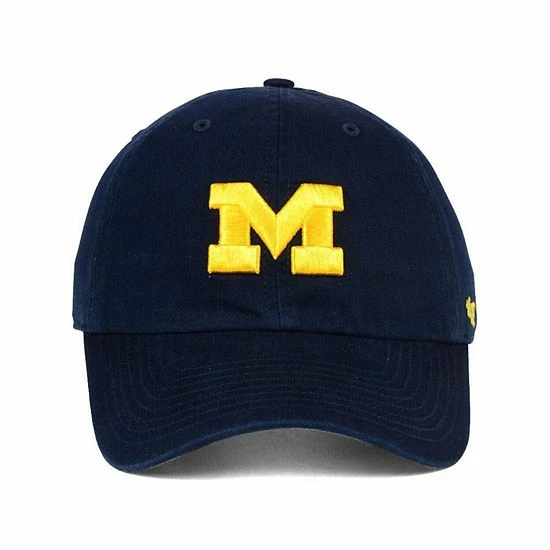 Coupon 😀 Unbranded Michigan Wolverines '47 Primary Logo Clean Up Adjustable Hat - Navy 🔥 - Image 3