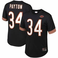 Best reviews of 💯 Unbranded Men's Mitchell & Ness Walter Payton Black Chicago Bears Retired Player Name & Number Mesh Top ✔️