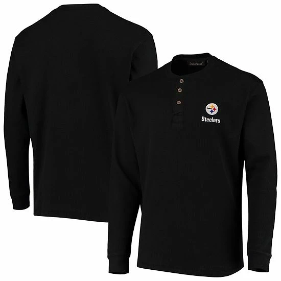 Best reviews of ๐ฅ Unbranded Men's Dunbrooke Black Pittsburgh Steelers Logo Maverick Thermal Henley Long Sleeve T-Shirt ๐