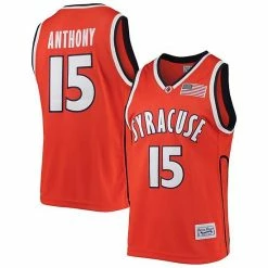Buy ⌛ Unbranded Men's Original Retro Brand Carmelo Anthony Orange Syracuse Orange Alumni Commemorative Classic 🏀 Basketball Jersey 🔥