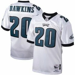 Brand new ⭐ Unbranded Men's Mitchell & Ness Brian Dawkins White Philadelphia Eagles 2004 Authentic Throwback Retired Player Jersey ✔️