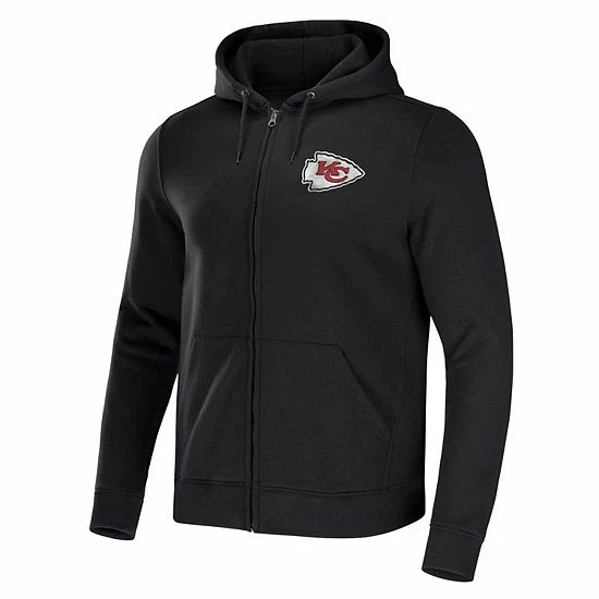 Top 10 🤩 Unbranded Men's NFL X Darius Rucker Collection By Fanatics Black Kansas City Chiefs Rocker Full-Zip Hoodie 😉 - Image 3