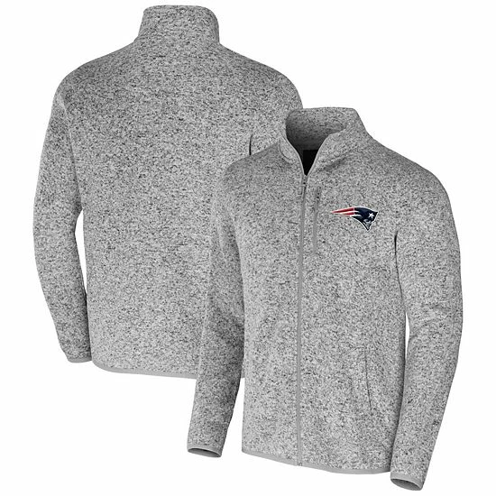 Top 10 ๐ Unbranded Men's NFL X Darius Rucker Collection By Fanatics Heather Gray New England Patriots Fleece Full-Zip Jacket ๐ฅ - Image 2