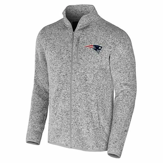 Top 10 ๐ Unbranded Men's NFL X Darius Rucker Collection By Fanatics Heather Gray New England Patriots Fleece Full-Zip Jacket ๐ฅ - Image 3