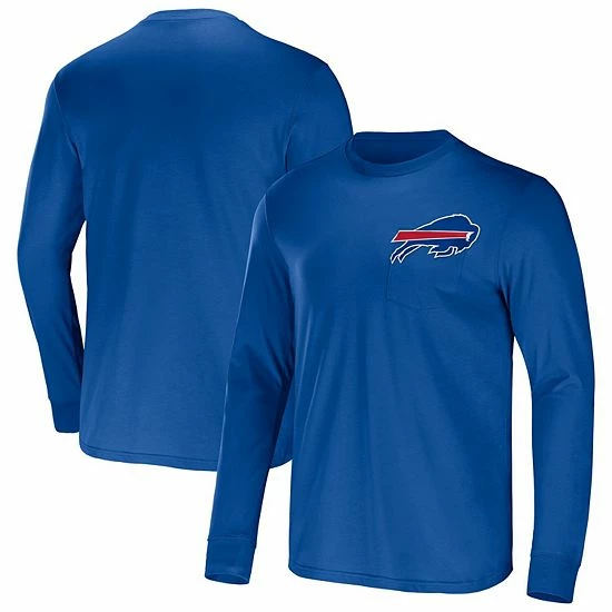 Flash Sale ๐คฉ Unbranded Men's NFL X Darius Rucker Collection By Fanatics Royal Buffalo Bills Team Long Sleeve T-Shirt ๐ - Image 2