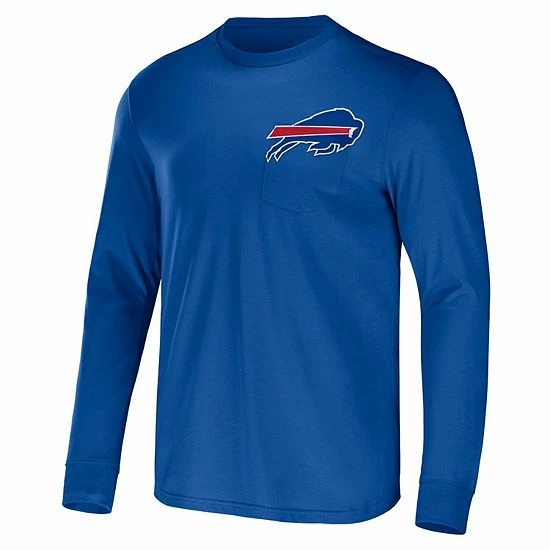 Flash Sale ๐คฉ Unbranded Men's NFL X Darius Rucker Collection By Fanatics Royal Buffalo Bills Team Long Sleeve T-Shirt ๐ - Image 3