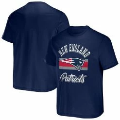 Wholesale 🛒 Unbranded Men's NFL X Darius Rucker Collection By Fanatics Navy New England Patriots Stripe T-Shirt 🧨