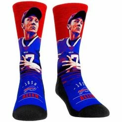 Cheapest 😀 Unbranded Youth Rock Em 🧦 Socks Josh Allen Buffalo Bills Jumbotron Crew 🧦 Socks 👍
