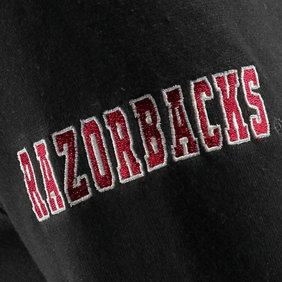 Wholesale 👍 Unbranded Youth Stadium Athletic Black Arkansas Razorbacks Big Logo Pullover Hoodie 🎉 - Image 4