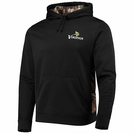 Brand new 😉 Unbranded Men's Dunbrooke Black/Realtree Camo Minnesota Vikings Logo Ranger Pullover Hoodie 🌟 - Image 3