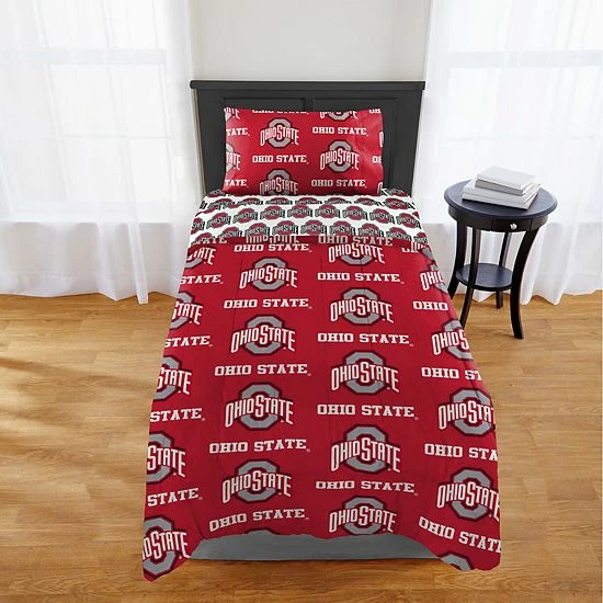 Budget 😍 Unbranded Ohio State Buckeyes Twin Bed In A Bag Set 💯