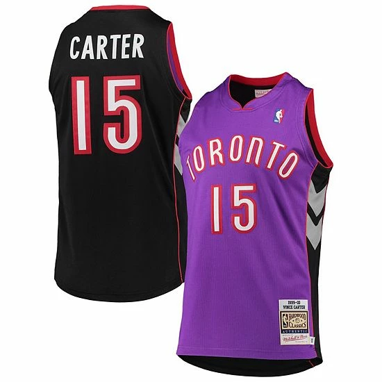 Best deal 👍 Unbranded Men's Mitchell & Ness Vince Carter Purple Toronto Raptors 1999/2000 Hardwood Classics Authentic Jersey 😍