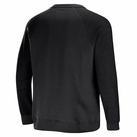 Promo ❤️ Unbranded Men's NFL X Darius Rucker Collection By Fanatics Black Las Vegas Raiders Raglan Fleece Pullover Sweatshirt 🤩 - Image 4