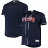 Cheapest ⌛ Unbranded Men's Navy Atlanta Braves Big & Tall Replica Alternate Team Jersey 🎁