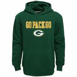 Flash Sale ⭐ Unbranded Kids 7-20 Green Bay Packers Team Slogan Fleece Hoodie 👍