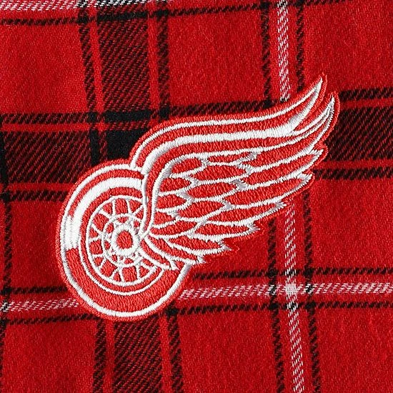 Hot Sale ๐ Unbranded Men's Concepts Sport Red/Black Detroit Red Wings Ledger Flannel Sleep Pants ๐ - Image 5
