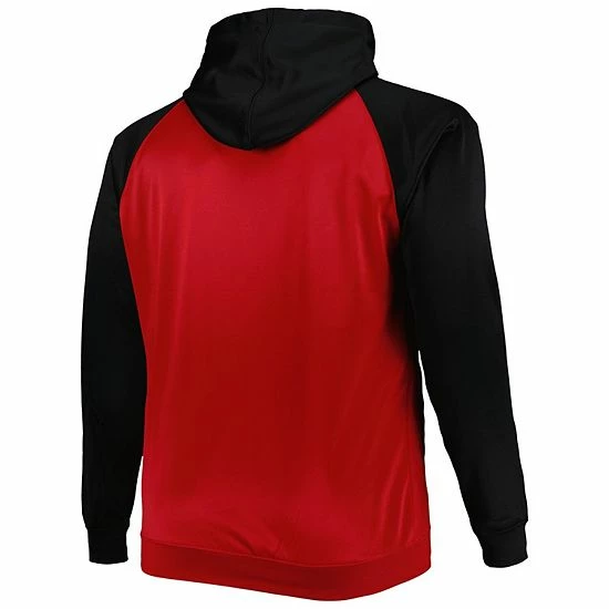 Cheap โญ Unbranded Men's Red Georgia Bulldogs Big & Tall Raglan Fleece Pullover Hoodie ๐ฏ - Image 4