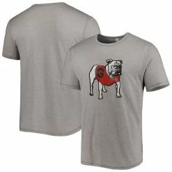 Hot Sale 🎉 Unbranded Men's Alternative Apparel Gray Georgia Bulldogs Vintage Logo Keeper T-Shirt 😉