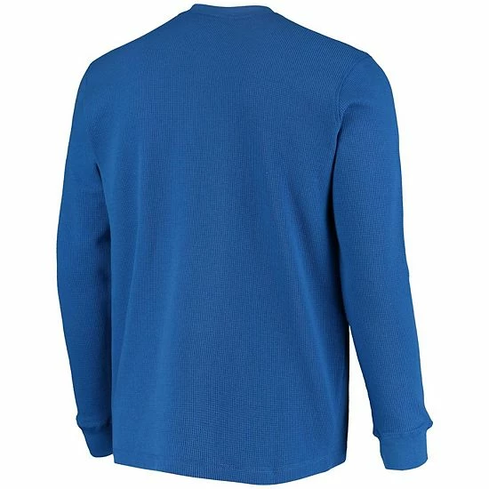 Best deal โ Unbranded Men's Dunbrooke Royal New York Giants Logo Maverick Thermal Henley Long Sleeve T-Shirt ๐ - Image 4