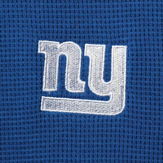 Best deal โ Unbranded Men's Dunbrooke Royal New York Giants Logo Maverick Thermal Henley Long Sleeve T-Shirt ๐ - Image 5