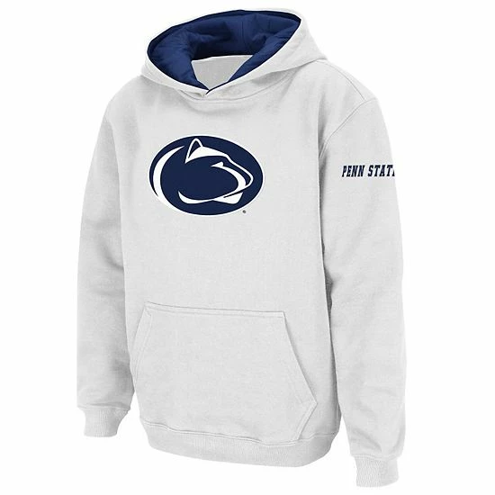 Coupon ❤️ Unbranded Youth Stadium Athletic White Penn State Nittany Lions Big Logo Pullover Hoodie ✨ - Image 2