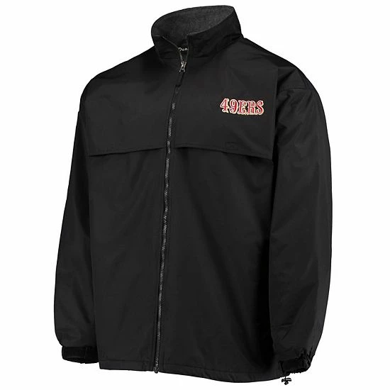 Best deal 💯 Unbranded Men's Dunbrooke Black San Francisco 49ers Triumph Fleece Full-Zip Jacket 🛒 - Image 3