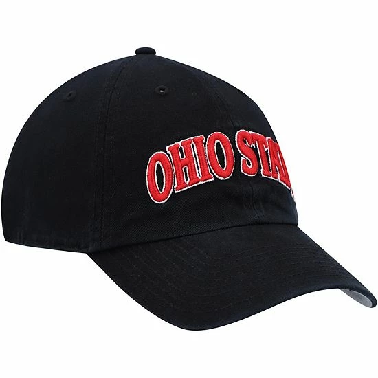 Outlet 💯 Unbranded Men's '47 Black Ohio State Buckeyes Archie Script Clean Up Adjustable Hat ✨ - Image 4