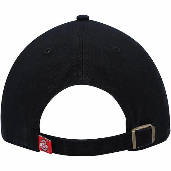 Outlet 💯 Unbranded Men's '47 Black Ohio State Buckeyes Archie Script Clean Up Adjustable Hat ✨ - Image 5