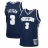 Outlet 🔔 Unbranded Men's Mitchell & Ness Allen Iverson Navy Georgetown Hoyas 1995-96 Swingman Replica Jersey 🛒