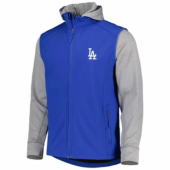 Buy โ๏ธ Unbranded Men's Dunbrooke Royal/Heather Gray Los Angeles Dodgers Alpha Full-Zip Jacket ๐ - Image 3