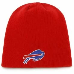 Flash Sale ✔️ Unbranded Men's '47 Red Buffalo Bills Secondary Logo Knit Beanie ❤️