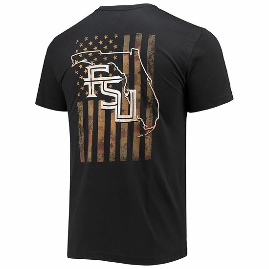 Best reviews of ๐คฉ Unbranded Men's FloGrown Black Florida State Seminoles Camo Flag T-Shirt ๐ - Image 3